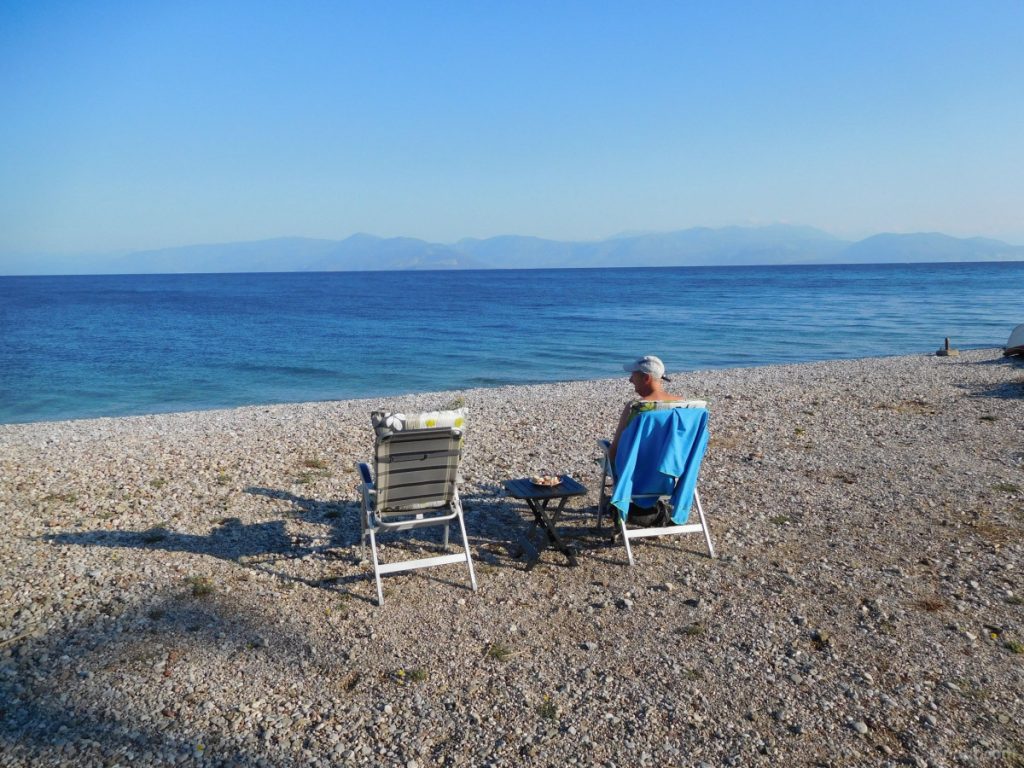 Van Pounta naar Margetis Beach